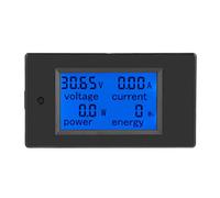 Jeanoko Voltmètre numérique PEACEFAIR PZEM-031 Écran LCD DC 6.5-100V Puissance électrique numérique Tension d'énergie Compteur de courant Moniteur de batterie Énergie de puissance Jauge d'ampérage