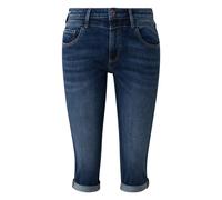 Jeans 3/4 Slim avec taille mi-haute femme QS Catie Bleu 34