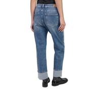 Le Temps des Cerises – Jeans 400/60 Jama N°4 girlfriend taille haute femme Bleu Taille 25