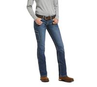 Jeans à jambe droite femme Ariat Rebar DuraStretch Riveter Bleu 25xR