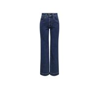 Jeans À Jambe Large Only Féminin, Coton, Couleur Denim Bleu , Code 15335137