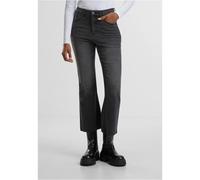 Urban Classics Cropped Flared Jeans Noir 29 Femme