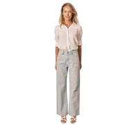 Jeans Ã©vasÃ© en coton femme F.A.M. Paris Forest Bleu S