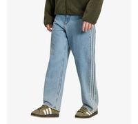 Jeans adidas Firebird Adicolor Denim Jeans MID-RISE Straight Leg Worn Blue Denim 36