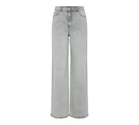 Pieces Pcselma Hw Wide Jeans LG Noos BC, Gris Clair Denim, 31W x 30L Femmes