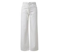 Jeans avec dÃ©tail ceinture Wide Leg femme COMMA Blanc 34