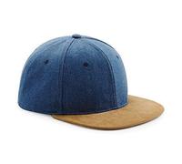 Jeans Bleu ou Noir Toile Rétro Casquette Baseball Chapeau Avec Faux Daim Pic