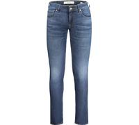 Jeans bleu skinny denim pour homme avec 5 poches et détails du logo, taille : 31L32 Couleur : Blu