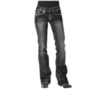 Jeans Bootcut Femme Pas Cher Coupe Droite Jean Large Femmes Taille Basse Ultra Confortable Baggy Jeans Wide Leg à Jambe Large Coupe Ample Pantalon Fluide éTé Denim Pants Ventes Flash