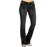 Jeans Bootcut Femme Pas Cher Coupe Droite Jean Large Femmes Taille Basse Ultra Confortable Baggy Jeans Wide Leg à Jambe Large Coupe Ample Pantalon Fluide éTé Denim Pants Ventes Flash