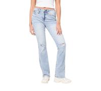 Becca Mid Rise Bootcut Flap bleu 28