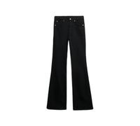 Superdry High Rise Flare Jeans Noir 30 / 30 Femme