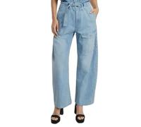 G-star Belted Loose Cargo Pants Bleu 30 / 32 Femme