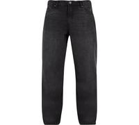 Jeans coupe droite zippé Urban Classics Heavy Ounce Noir 32