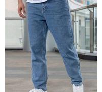 Jeans décontractés à jambe droite bleu marine pour hommes, en Europe et aux États-Unis 14Y,13Y,16Y,15YUnicoloreJean