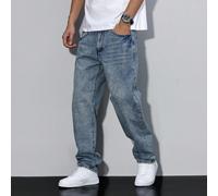 Jeans décontractés à taille fuselée et lavage pierre pour hommes L,M,S,XL,XS,XXLJean