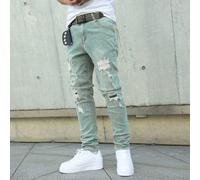 Jeans délavés et déchirés casual slim fit pour hommes, jeans skinny stretch vintage délavé slim fit effiloché L,M,S,XL,XS,XXLJean