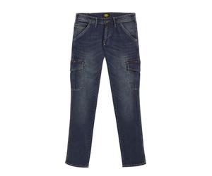JEANS DIADORA STETCH DENIM STONE-WASHED 6 POCHES BLEU DELAVE - 172115 C62070 M