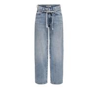 Jeans droit femme Only Gianna Bleu 25x32