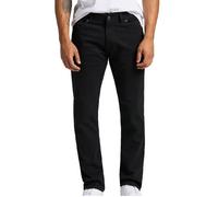 Jeans droit noir pour homme Lee - Coupe droite - 5 poches - Coton 34/34