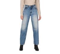 Jeans droit taille haute femme Only Robyn - Medium Blue Denim - 30x30 32/32