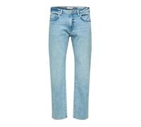 Jeans droits Selected 196 Scott 31501 - light blue denim 32/32