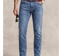 Jeans en denim décontractés polyvalents pour hommes, pour tous les jours et les voyages, avec poches et boutons L,M,S,XL,XXLUnicoloreJean