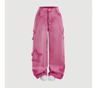Jeans évasé décontracté ample pour femme grande taille, pantalon d'Halloween, de bal de promo, de Noël pour femmes, vêtements d'automne, pantalon d'Action de Grâce, pantalon en jean pour femmes, panta