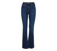 Jeans Evasé femme Pulz Jeans Becca Bootcut Bleu 29x30