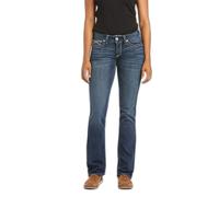 Jeans femme Ariat R.E.A.L Mr Stretch Ivy Bleu 26xR