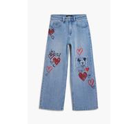 Desigual Jean 'Mickey Mouse' bleu / mélange de couleurs, Taille 34