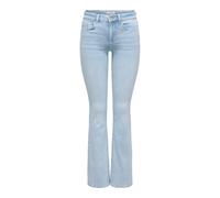 ONLY Jean Onlblush CRO495 mi‑évasé Denim Bleu clair L / 34L Femmes