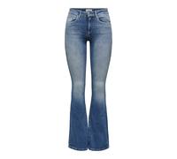 Only Jean ONLBLUSH Life Mid Flared REA1319 Bleu denim Taille 27-28 Femme