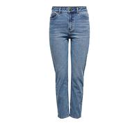 Only Pantalon jeans Emily 30 hw straight ankle – Bleu marine / bleu nuit – Taille 25