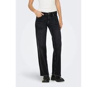 Only Jean ONLJudy denim noir à jambes larges Taille 30-31
