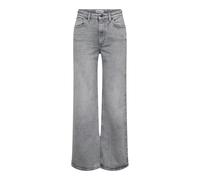 Only Jeans Onljuicy HW Wide Leg Rea707 Dnm Noos Denim gris moyen Femme 25W/32L EU