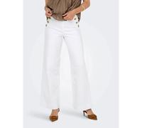 Only Jean Onlmadison Hw Button Wide DNM 730 Noos Blanc/Denim 28W/32L