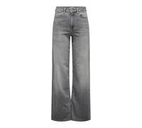 Only Jean à jambe large ONLMADISON Taille haute Denim gris clair M/L32