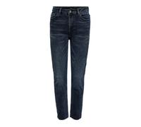 Jeans Femme - Only - Onlemily Life 546 - Denim Bleu Noir - Taille Haute - Coupe Droite 27/34
