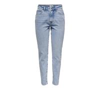 Only Jean Onlemily Mom taille haute stretch Bleu clair Taille 33 Longueur 32