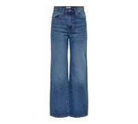 Only Pantalon Femme Onlhope Ex Hw Wide DNM Add465 Noos - Denim bleu moyen - 32W/32L EU