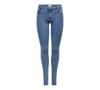 Only Jeans Femme Onlrain Life Reg Skinny DNM Noos – Denim Bleu Moyen – Taille M / 30L EU