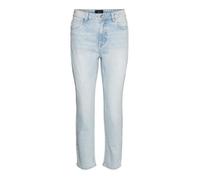 Jeans femme - Vero Moda - Vmbrenda - Taille haute - Coupe droite - Bleu jean clair 27/32