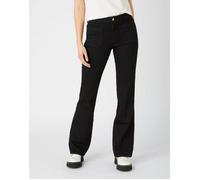 Jeans femme - Wrangler - Flare - Taille haute - Denim noir - Écoresponsable 30/32