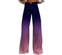 Jeans Femmes Curvy Taille Haute Long Bootcut Jeans Femmes Grande Taille Vintage Jambe Large Baggy Pantalon En Denim Harem Couleur Unie Élégant Pantalon Avec Poches Décontracté Hiphop Élastique