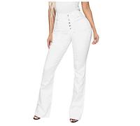 Jeans Femmes Taille Haute Jambe Droite Pantalon Décontracté Élastique Boyfriend Pantalon Jambe Large Taille Haute Jeans Baggy Palais Pantalon Denim Vintage Bootcut Pantalon Denim Curvy 2025 Printemps