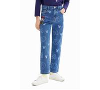 Jeans fille Desigual Daphne Disney - denim medium wash - 7/8 ans 5-6 ans