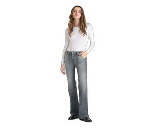 Jeans flare femme Le Temps des cerises Gris 31