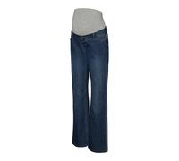 Jeans flare femme Mamalicious Edina Bleu 33x32