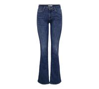 Only Jeans ONLAnn évasé taille mi-haute confort extensible bleu denim
